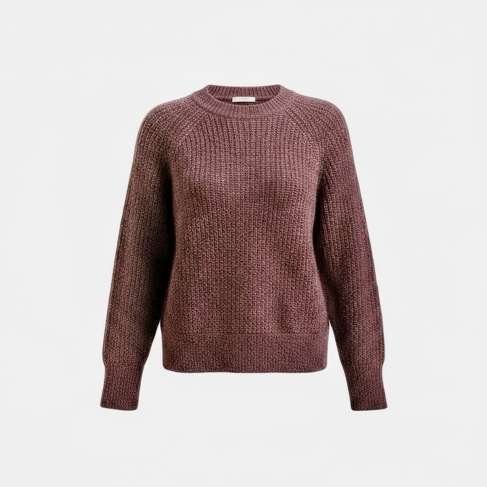 Banana Republic Women's Burgundy Crew Neck Sweater